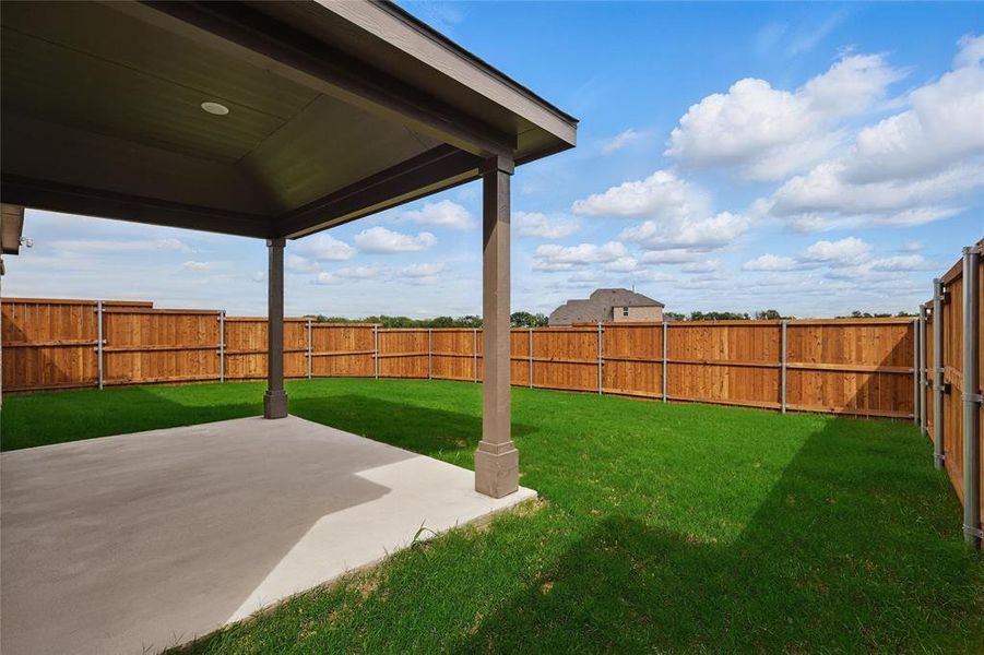 Exterior details and patio area of a home in Bel Air Village, Sherman (Image 20).