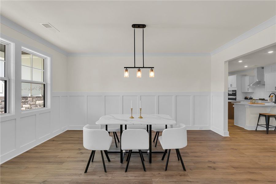 Furnished interior view inside a new home in Edwards Ridge, Central (Image 2).