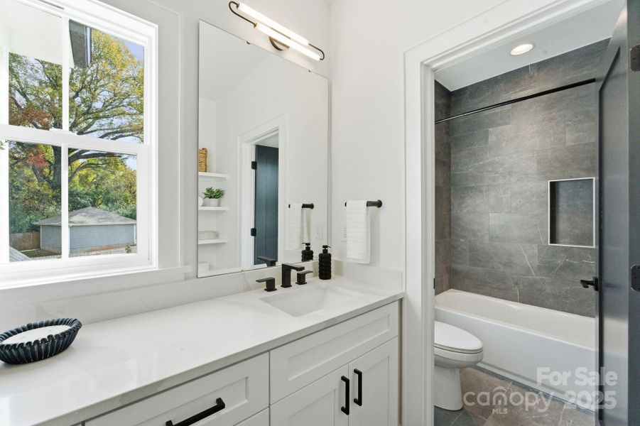 Furnished interior view inside a new home in , Charlotte (Image 18).