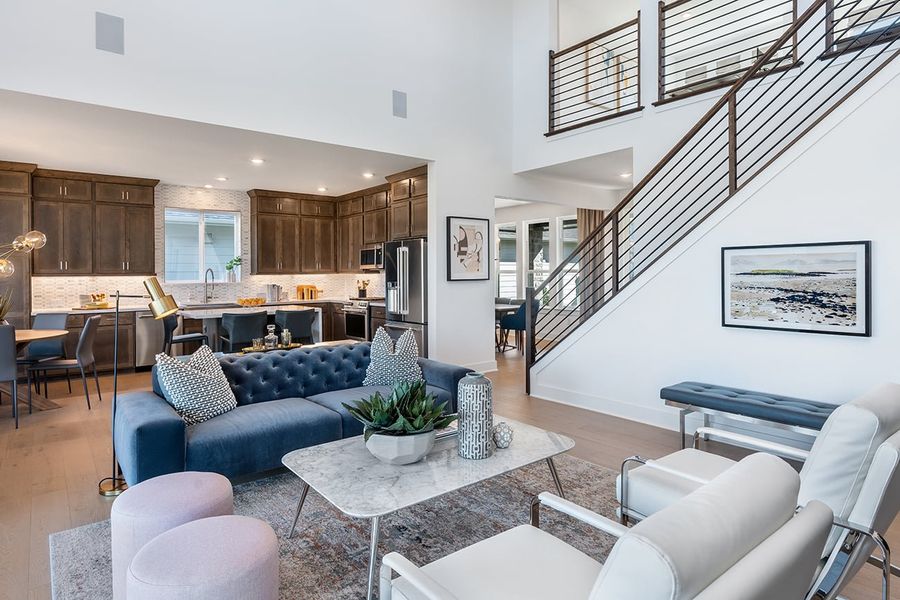 Furnished interior view inside a new home in Easton Park, Austin (Image 7).