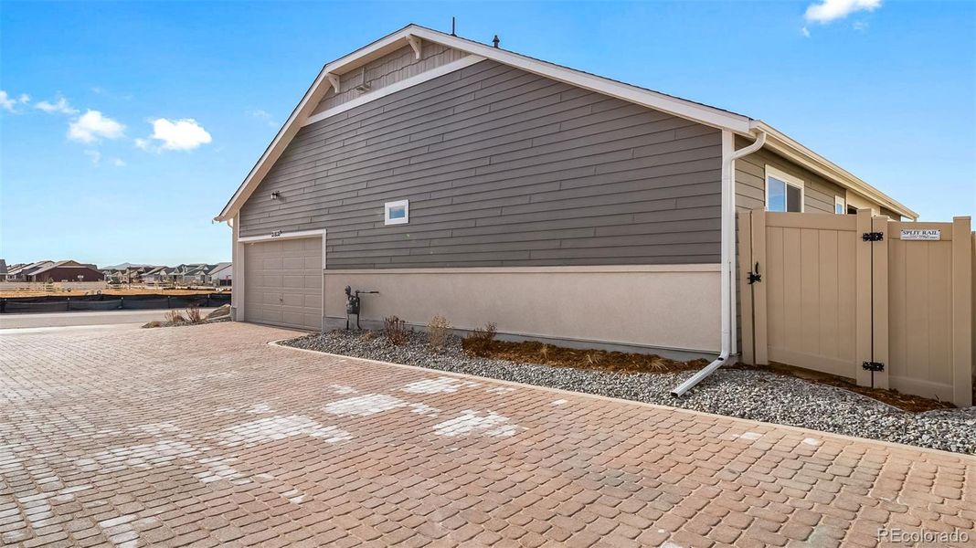 Exterior details and patio area of a home in , Aurora (Image 24).