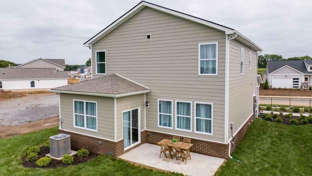 Exterior details and patio area of a home in River Landing, Murfreesboro (Image 3).