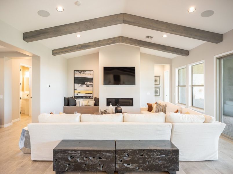 Furnished interior view inside a new home in Elegance at Eastmark, Mesa (Image 27).