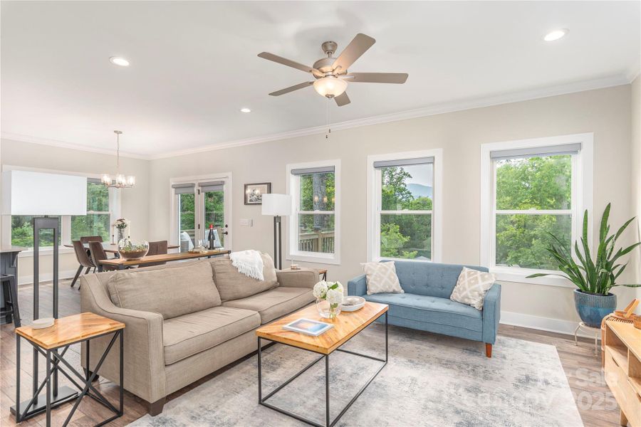 Furnished interior view inside a new home in , Candler (Image 7).