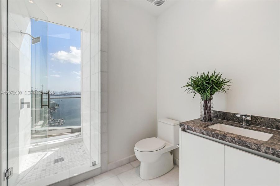 Furnished interior view inside a new home in , Miami (Image 19).