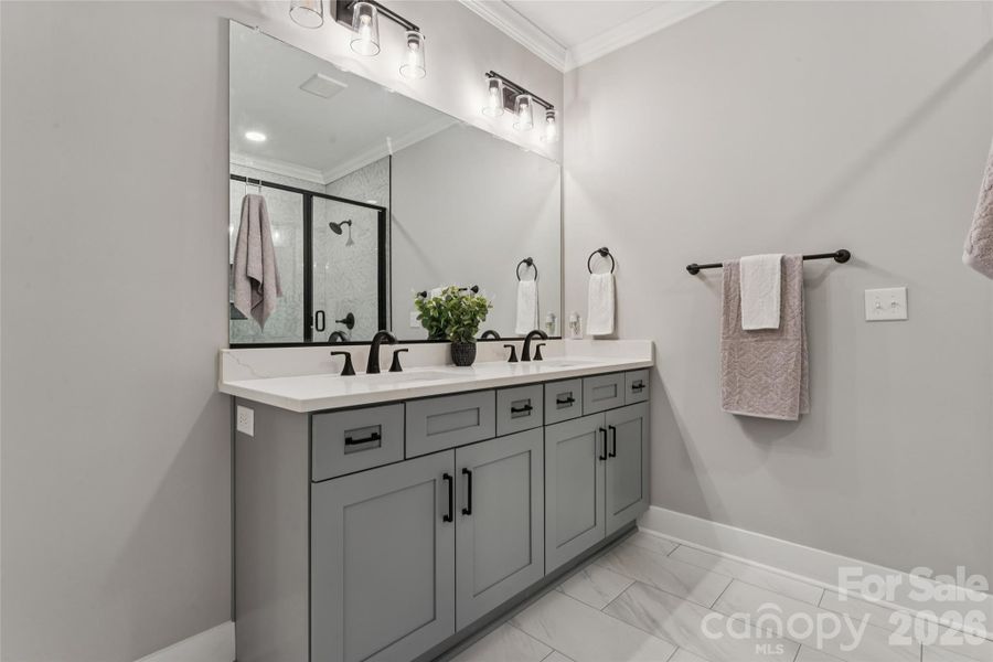Furnished interior view inside a new home in , Mocksville (Image 5).