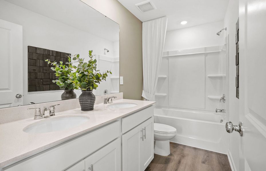 Representative furnished interior of a home built from the Carson by Pulte Homes in Mallard Park, Charlotte (Image 34).