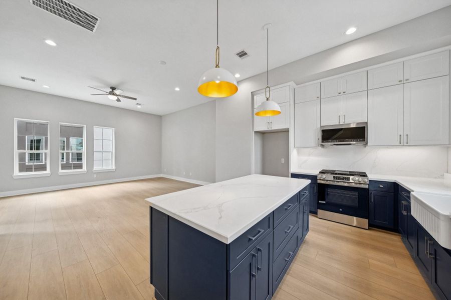 Furnished interior view inside a new home in , Houston (Image 12).