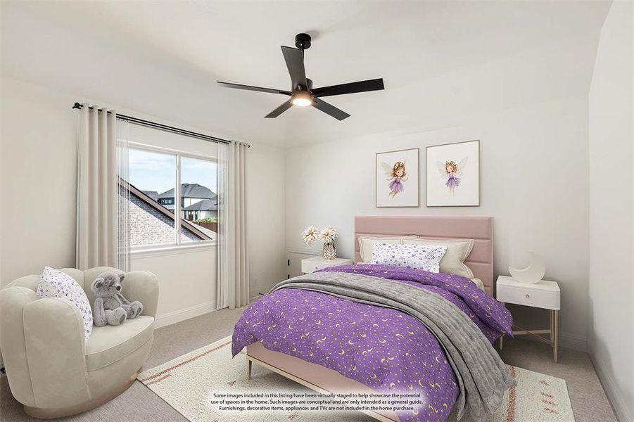 Furnished interior view inside a new home in Windsong Ranch Classic 61, Prosper (Image 20). Furnished interior view inside a new home in Windsong Ranch Classic 61, Prosper (Image 20).