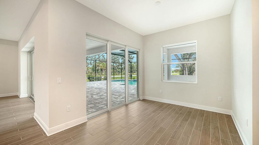 Spacious, unfurnished interior of a new home in Canoe Creek Real Estate and Homes for Sale in Parrish, FL - Neal Communities, Parrish (Image 37).