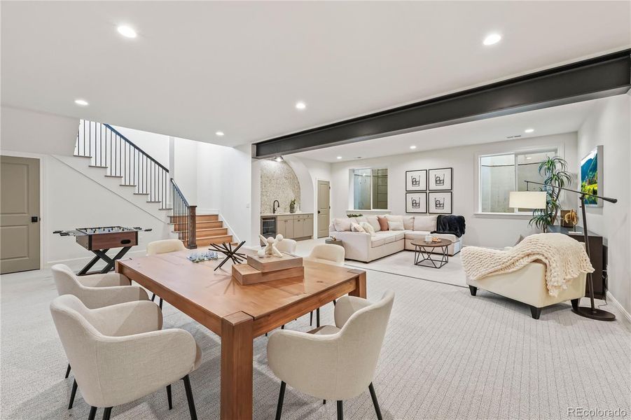 Furnished interior view inside a new home in , Denver (Image 32).