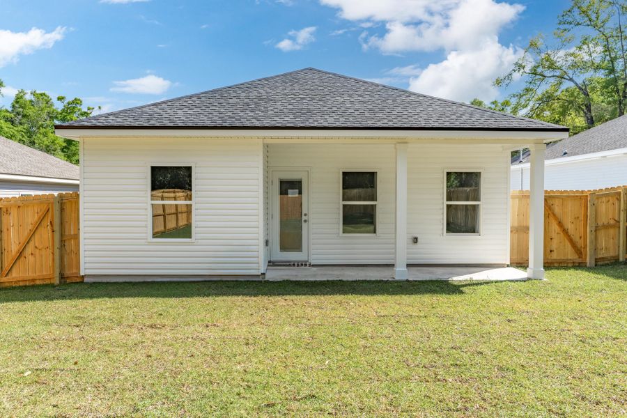 Representative exterior details of a home built from the Scarlett by CJL Homes in Barton's Bend, Crestview (Image 21). Representative exterior details of a home built from the Scarlett by CJL Homes in Barton's Bend, Crestview (Image 21).