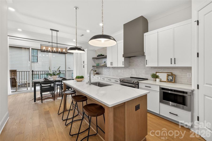 Furnished interior view inside a new home in , Charlotte (Image 17).