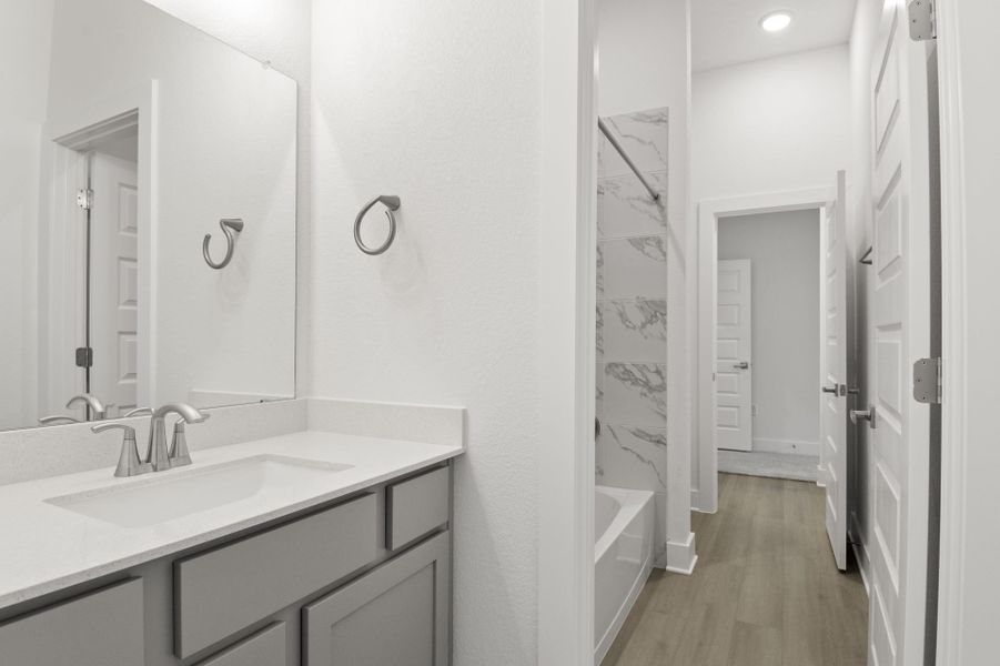 Furnished interior view inside a new home in Easton Park, Austin (Image 18).