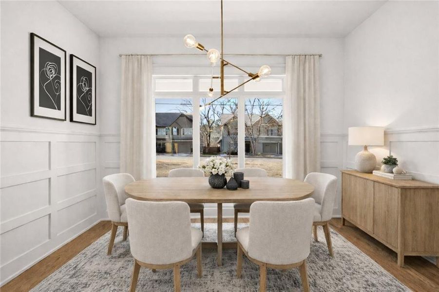 Furnished interior view inside a new home in , Clarkston (Image 31).