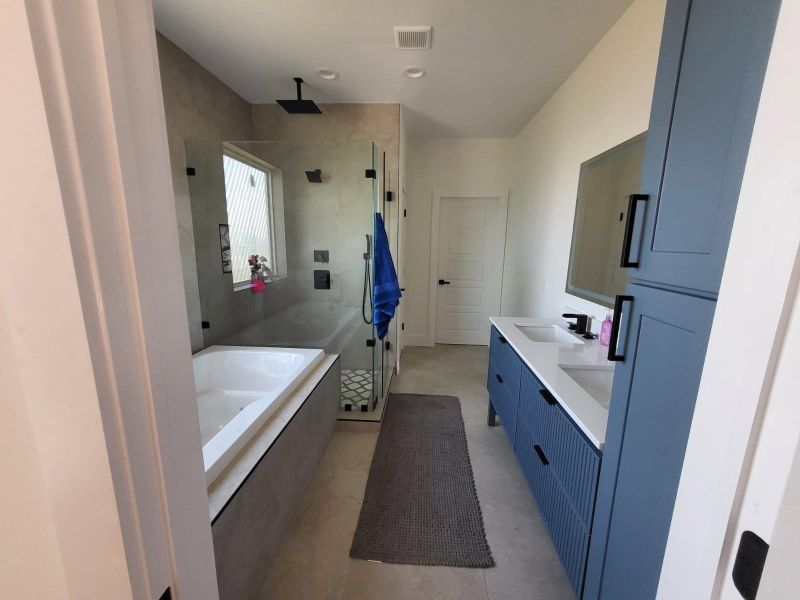 Furnished interior view inside a new home in , Crystal Beach (Image 4).