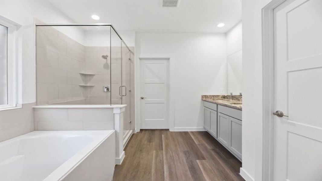 Furnished interior view inside a new home in The Landing at Hidden Lakes, McKinney (Image 5).