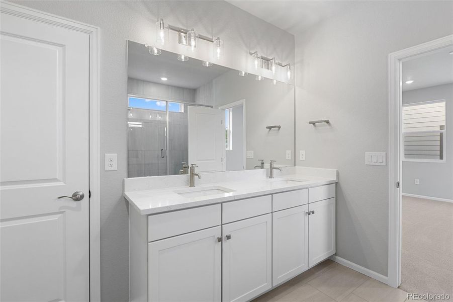 Furnished interior view inside a new home in The Manors Collection at Golden Overlook, Golden (Image 14).