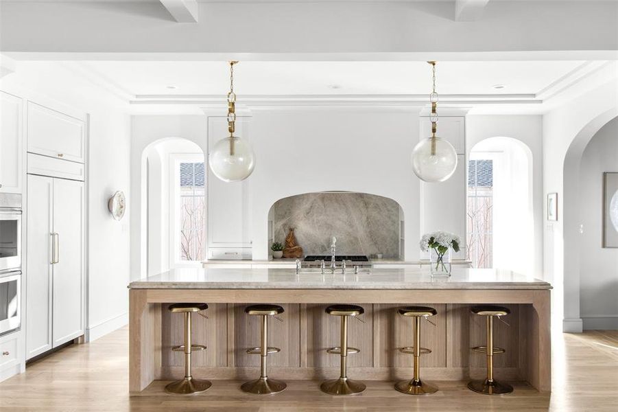 Furnished interior view inside a new home in , Dallas (Image 24).