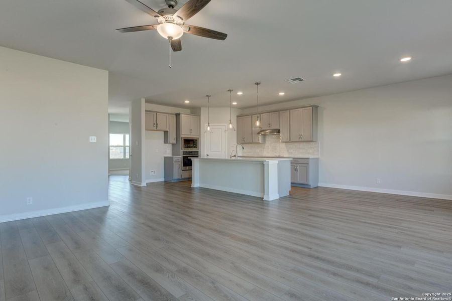 Spacious, unfurnished interior of a new home in The Preserve at the Wilder, Adkins (Image 33).