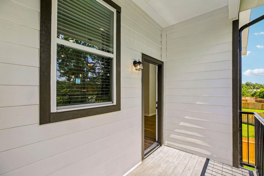 Exterior details and patio area of a home in Woodforest, Montgomery (Image 18). Exterior details and patio area of a home in Woodforest, Montgomery (Image 18).