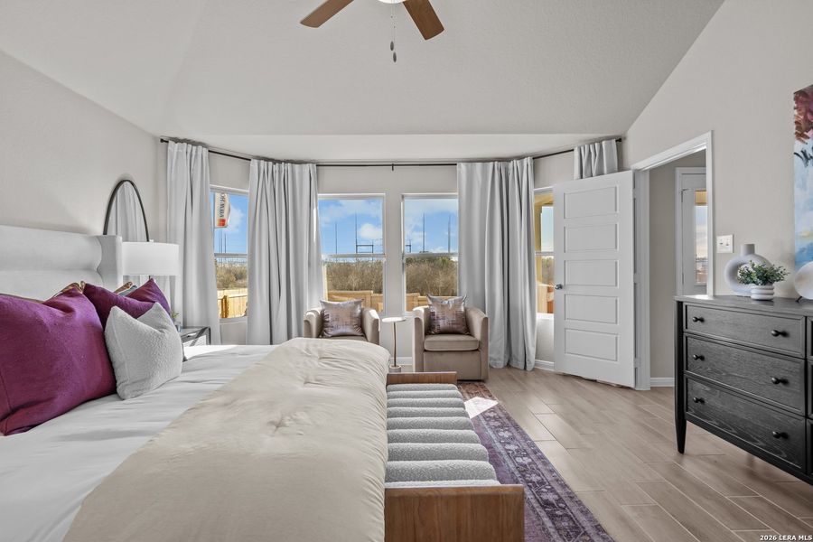 Furnished interior view inside a new home in Hunters Ranch, San Antonio (Image 13).