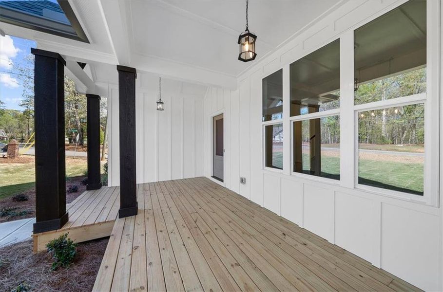 Exterior details and patio area of a home in , Gainesville (Image 32).