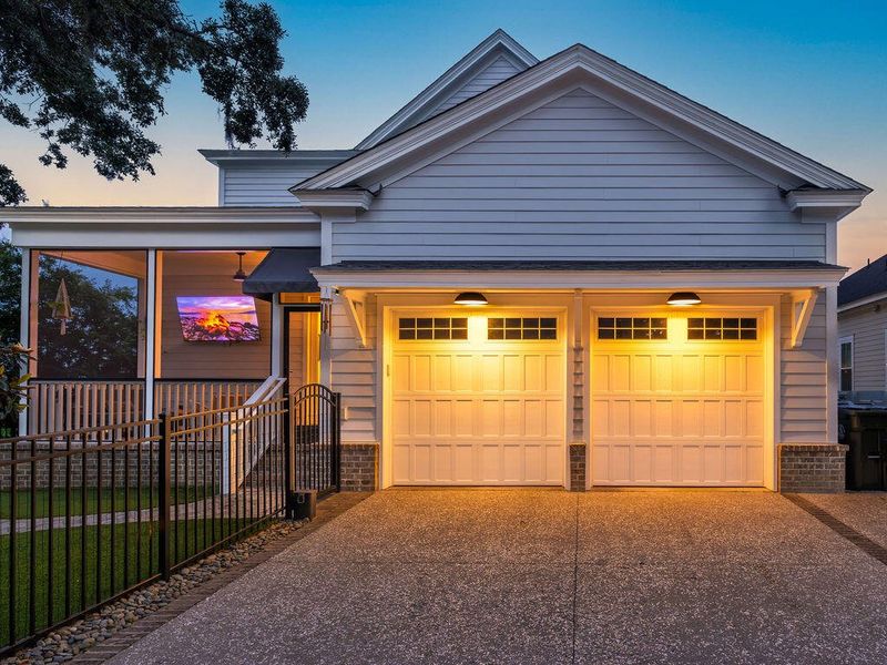 Front exterior of a new home in The Settlement at Ashley Hall, Charleston, SC, highlighting curb appeal (Image 22). Front exterior of a new home in The Settlement at Ashley Hall, Charleston, SC, highlighting curb appeal (Image 22).