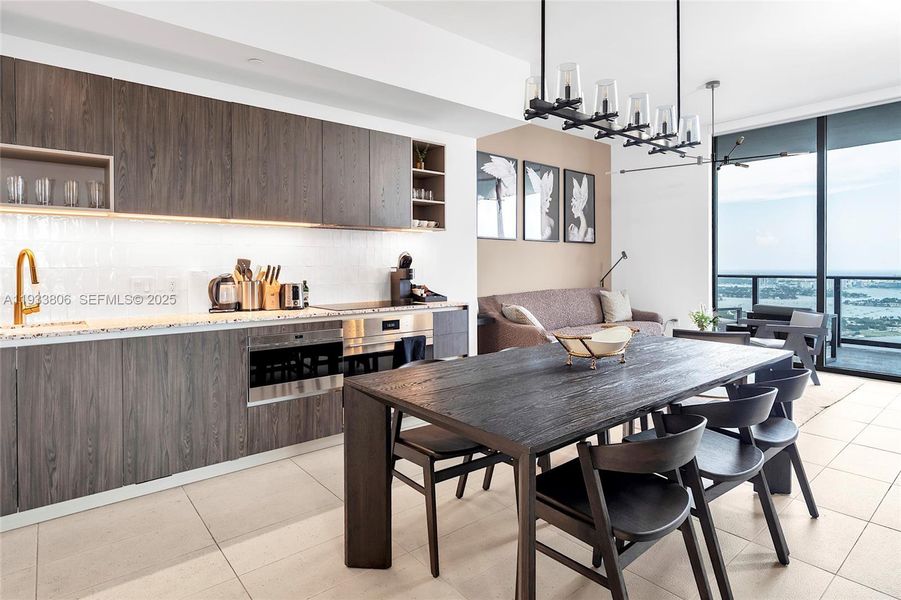 Furnished interior view inside a new home in , Miami (Image 28).