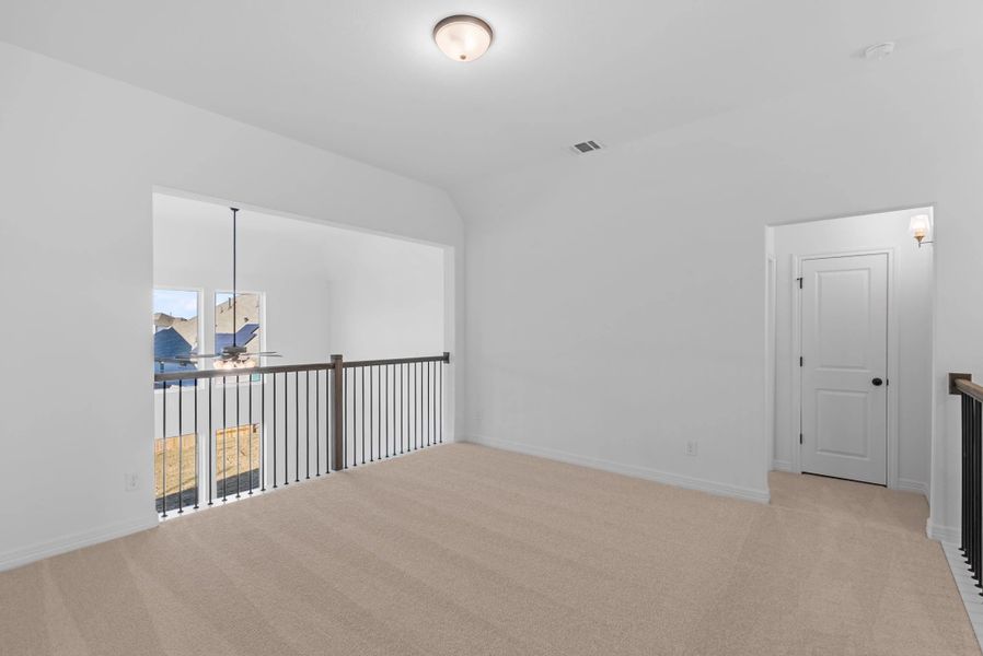 Upstairs loft. Sample product photo. Actual exterior and interior selections may vary by homesite. Photo may be virtually staged. Upstairs loft. Sample product photo. Actual exterior and interior selections may vary by homesite. Photo may be virtually staged.