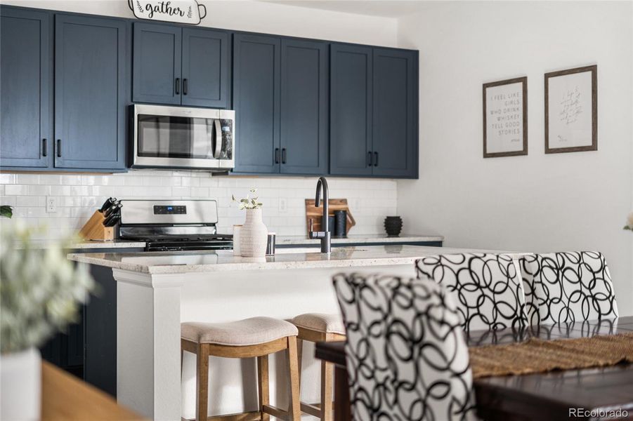 Furnished interior view inside a new home in Harmony, Aurora (Image 9).