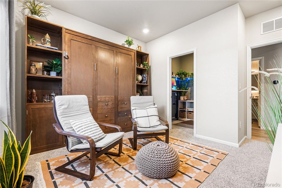Furnished interior view inside a new home in Poudre Heights: The Alpine Collection, Windsor (Image 9).