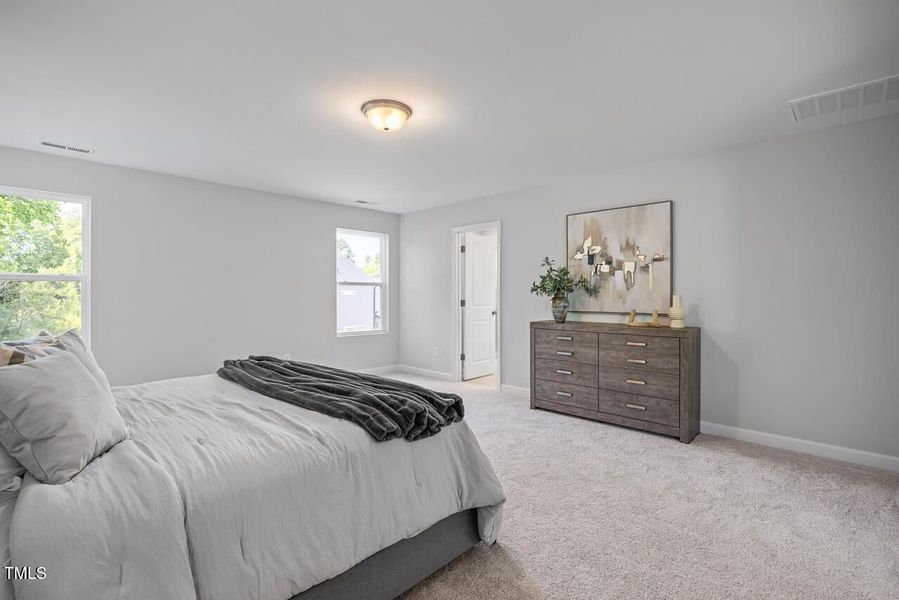Furnished interior view inside a new home in Gregory Village, Lillington (Image 113).