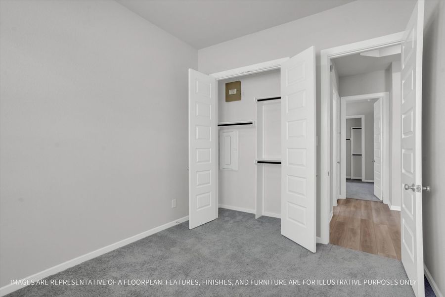 Spacious, unfurnished interior of a new home in River Ranch 55', Dayton (Image 18).