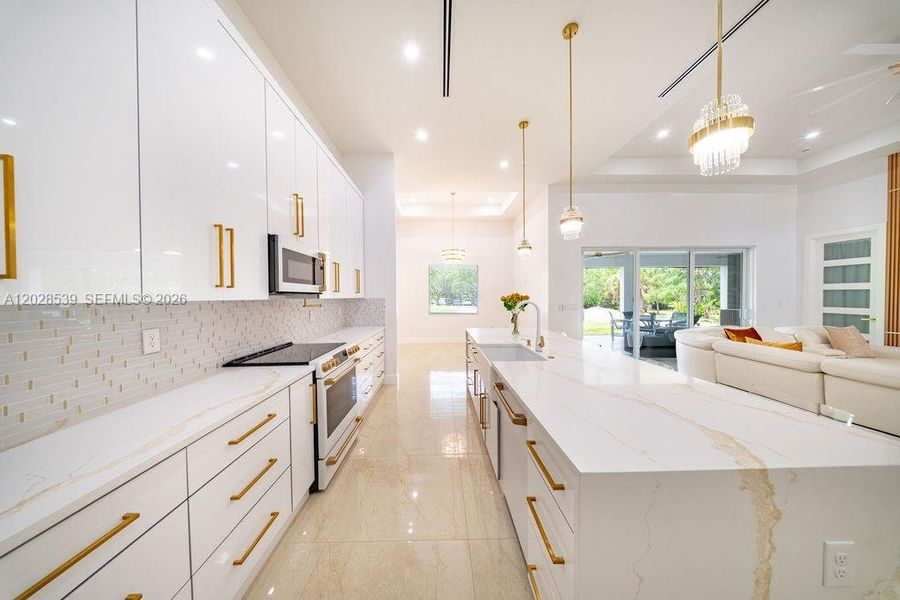 Furnished interior view inside a new home in , North Fort Myers (Image 9).