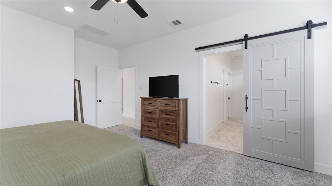 Furnished interior view inside a new home in Balmoral, Humble (Image 16).