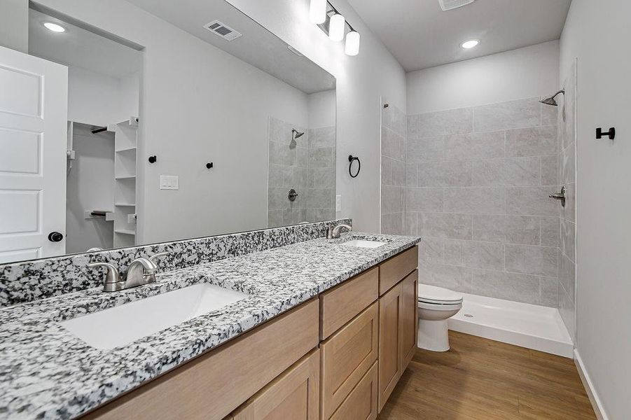 Furnished interior view inside a new home in Trails of Fossil Creek, Fort Worth (Image 9).