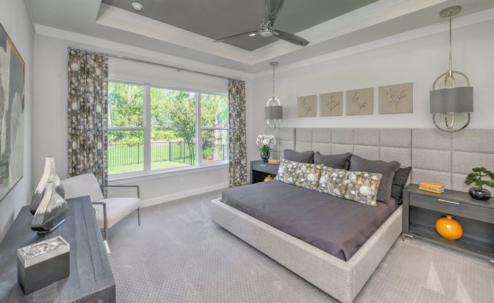 Furnished interior view inside a new home in Seven Pines, Jacksonville (Image 20). Furnished interior view inside a new home in Seven Pines, Jacksonville (Image 20).