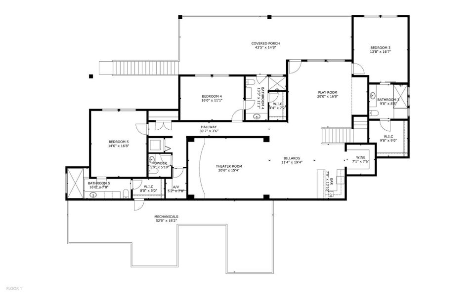 Lower level. Built in 2025 by Creekwater Custom Homes, this stunning luxury estate spans approximately 5,962 square feet across two impeccably designed levels, offering sophistication, comfort, and effortless indoor-outdoor living at every turn.