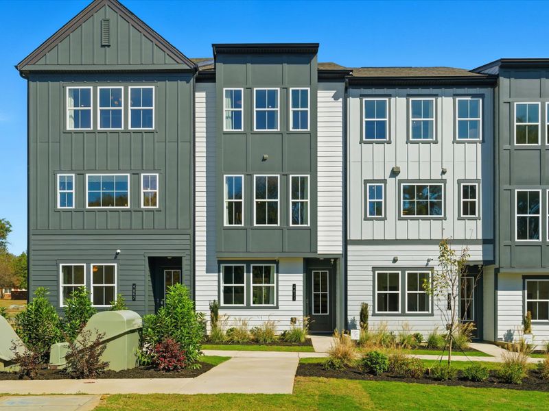 Representative exterior photo of a completed home built from the Dahlia by Tri Pointe Homes in Bellflower, Charlotte, NC (Image 29).
