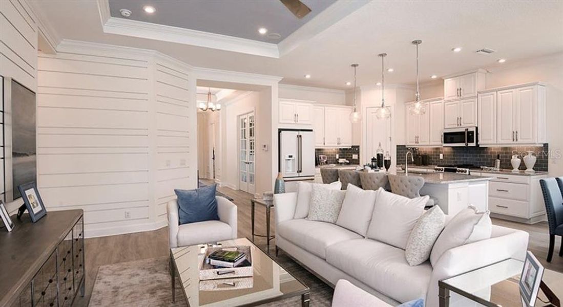 Furnished interior view inside a new home in Esplanade at Azario Lakewood Ranch, Lakewood Ranch (Image 3).
