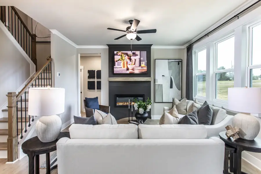 Furnished interior view inside a new home in Easton Walk, Lawrenceville (Image 6).