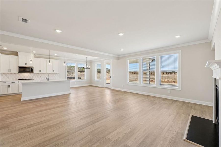 Spacious, unfurnished interior of a new home in River Pointe, Monroe (Image 34).