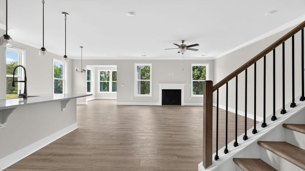 Spacious, unfurnished interior of a new home in Adams Glen, Greenville (Image 21). Spacious, unfurnished interior of a new home in Adams Glen, Greenville (Image 21).
