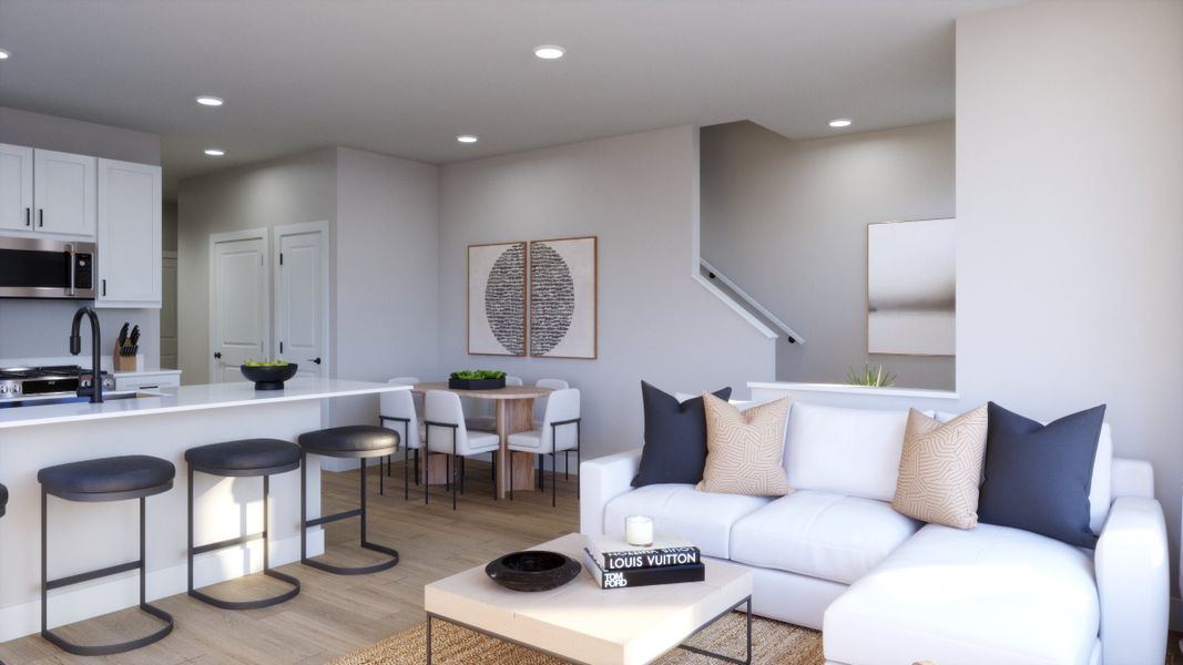 Representative furnished interior of a home built from the D by Trumark Homes in Erie Highlands, Erie (Image 4).