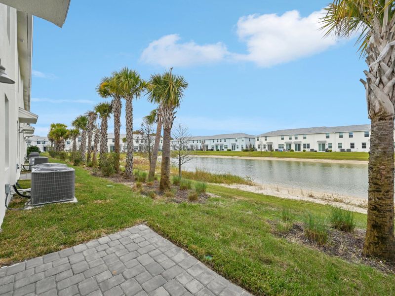 Exterior details and patio area of a home in Tidewater, Fort Pierce (Image 3). Exterior details and patio area of a home in Tidewater, Fort Pierce (Image 3).