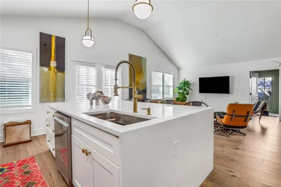 Furnished interior view inside a new home in , Atlanta (Image 11).