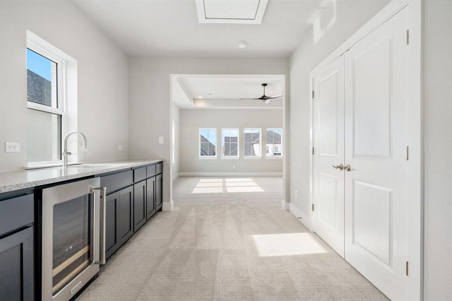 Furnished interior view inside a new home in , McKinney (Image 29).