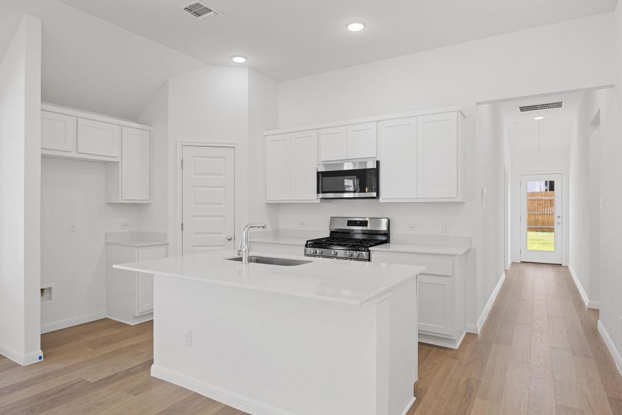 Furnished interior view inside a new home in Trinity Ranch, Elgin (Image 6).