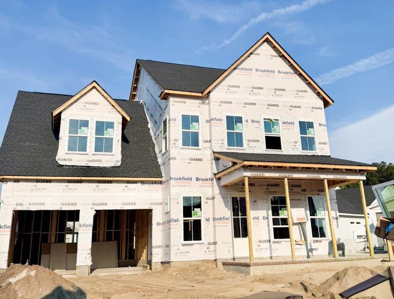 In-progress construction of a new home in Nexton, Summerville, SC (Image 39).